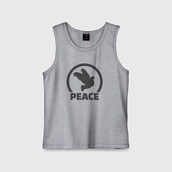 Детская майка Peace bird