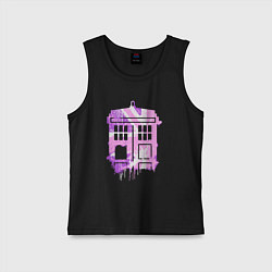 Детская майка Pink tardis