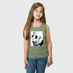 Майка детская хлопок Эйкити Онидзука учитель, цвет: авокадо — фото 2