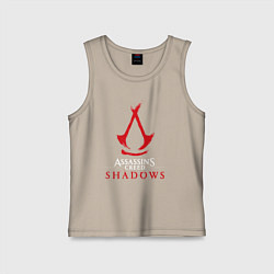 Детская майка Assassins creed shadows logo