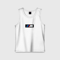 Детская майка BMW logo sport steel