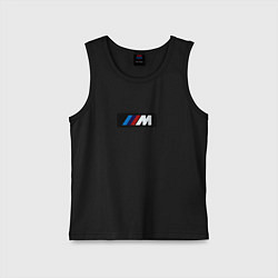 Детская майка BMW logo sport steel