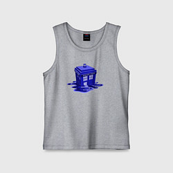 Детская майка Tardis ink