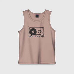 Детская майка Audio cassette