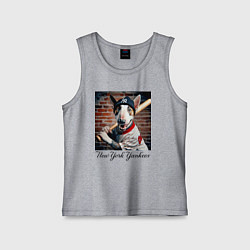 Детская майка Bull terrier - New York yankees baseball team