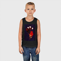 Майка детская хлопок Богиня ужаса, цвет: черный — фото 2