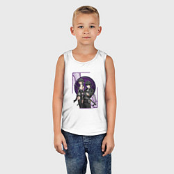 Майка детская хлопок Wuthering Waves Rovers, цвет: белый — фото 2