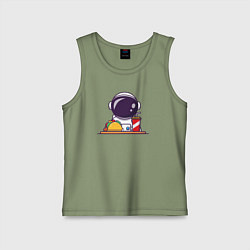 Детская майка Космический фастфуд