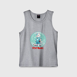 Детская майка Забавный гордый футболист