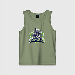 Детская майка Elephants