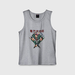 Детская майка Тандзиро в ярости Клинок рассекающий демонов