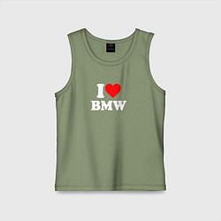 Детская майка I love my BMW