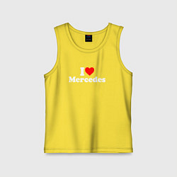 Детская майка I love Mercedes
