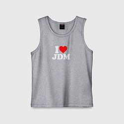 Детская майка I love JDM