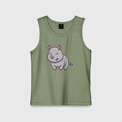 Детская майка Весёлый носорог