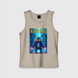 Детская майка Cyber terrible Pikachu - neon glow