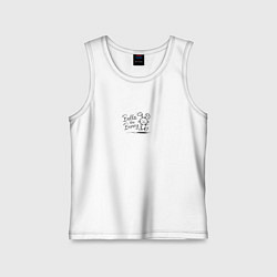 Майка детская хлопок Bella Bunny, цвет: белый