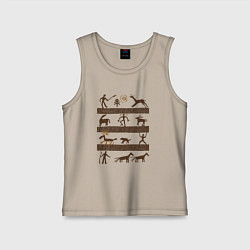 Детская майка Древняя охота