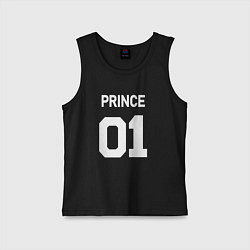 Детская майка Футбольная надпись 01 принц