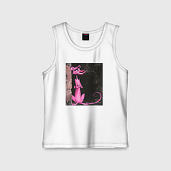 Детская майка Розовая пантера у стены