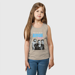 Майка детская хлопок Depeche Mode Vintage, цвет: миндальный — фото 2