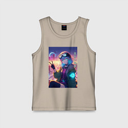 Детская майка Кибер Марин - коллаба