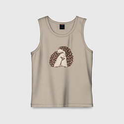 Детская майка Ёжики обнимаются