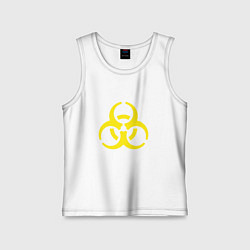 Детская майка Токсик - знак биоопасности