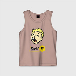 Детская майка Vault boy - covid 19