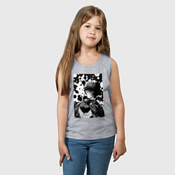 Майка детская хлопок Магическая битва Маки Дзэнин манга, цвет: меланж — фото 2