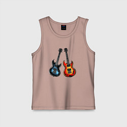 Детская майка Две гитары