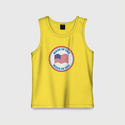 Детская майка Сделано в Америке