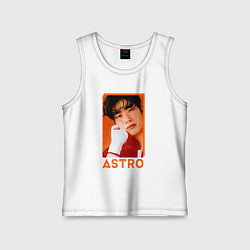Майка детская хлопок Astro MJ, цвет: белый