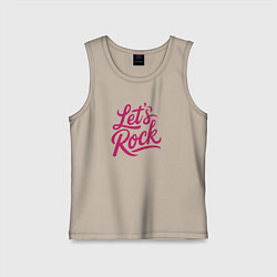 Детская майка Lets rock Зажигаем