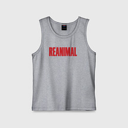 Детская майка Reanimal logo