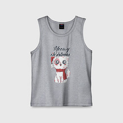 Детская майка Christmas Cat