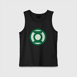 Детская майка Green lantern logo