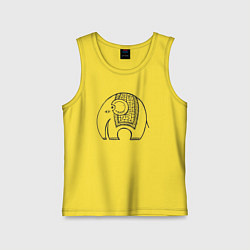 Детская майка Забавный слоник