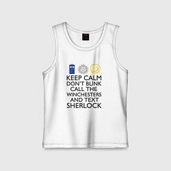 Детская майка Sherlock doctor