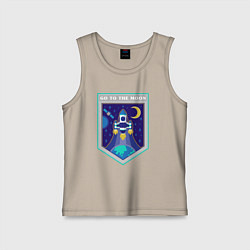 Детская майка Полёт на луну