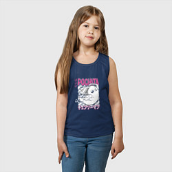 Майка детская хлопок Человек-бензопила Почита мили, цвет: тёмно-синий — фото 2
