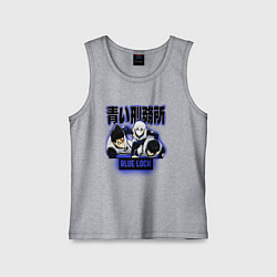 Детская майка Синяя тюрьма Блю Лок персонажи