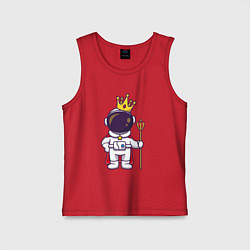 Детская майка Царь космонавт