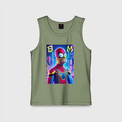 Детская майка Homer Simpson and Spider man - collaboration