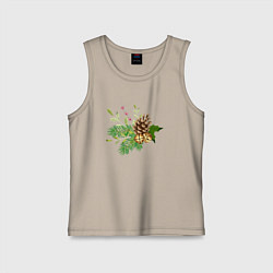 Детская майка Новогодний декор