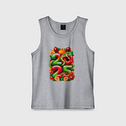 Детская майка Змея веселая 2025