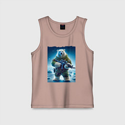 Детская майка Polar bear - special forces