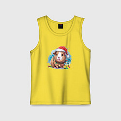 Детская майка Новогодняя морская свинка