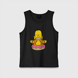 Детская майка Homer yoga