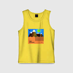 Детская майка Ночные горы